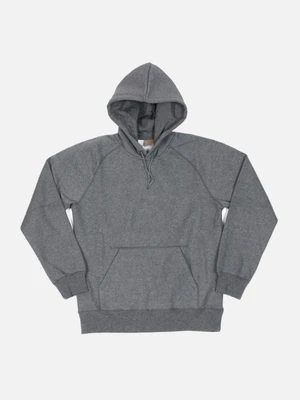 (I015897) HOODED CHASE SWEATSHIRT-DARK GREY HEATHER