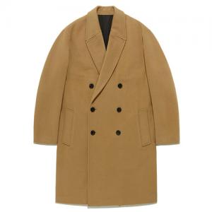 OVERSIZE DOUBLE CHESTERFIELD COAT FA [BEIGE](FAVJ08)