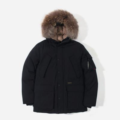 FW 덕 다운 울버린 파카-BLACK