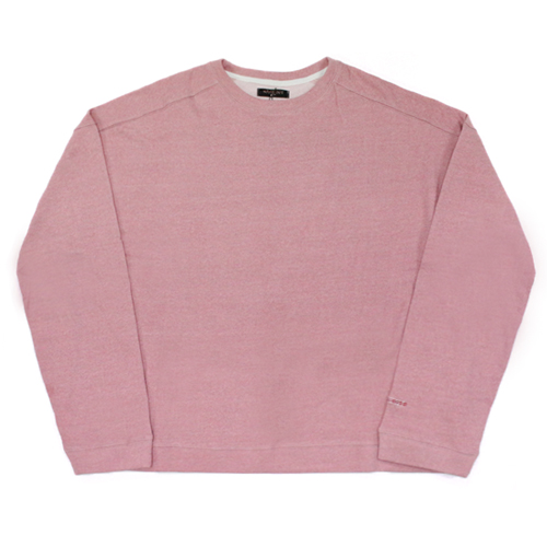 [NAMEOUT] BASIC OVERSIZED CREWNECK SWEATSHIRTS - PINK