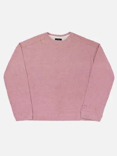 [NAMEOUT] BASIC OVERSIZED CREWNECK SWEATSHIRTS - PINK