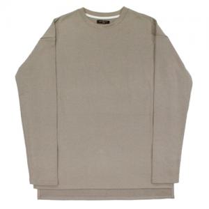 [NAMEOUT] BASIC OVERSIZED SLEEVE T - ASH