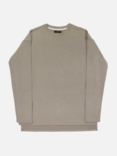 [NAMEOUT] BASIC OVERSIZED SLEEVE T - ASH