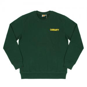 (I022070)COLLEGE SCRIPT SWEATSHIRT-CONIFER