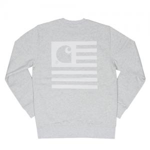 (I019966)STATE FLAG SWEATSHIRT-ASH HEATHER