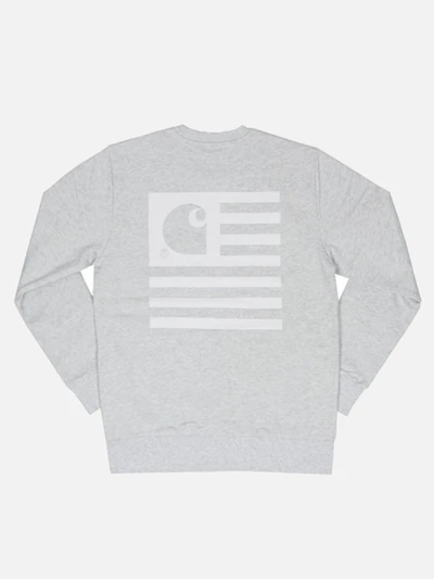 (I019966)STATE FLAG SWEATSHIRT-ASH HEATHER