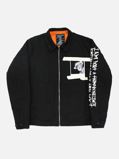 WHATS YOUR NAME COACH JACKET-BLACK