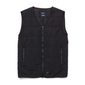 B QUILTING VEST - BLACK