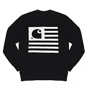 (I019966) STATE FLAG SWEATSHIRT-BLK/WHT