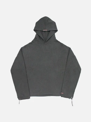 [NAMEOUT] CROPPED HOODY - CHARCOAL
