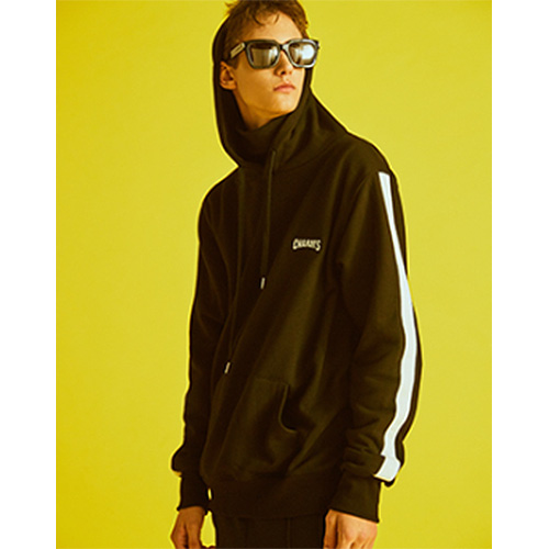 Line hoody BLACK