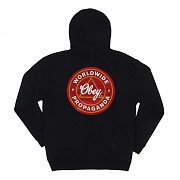 (111731301)OBEY WORLDWIDE PROPAGANDA HOOD-BLK