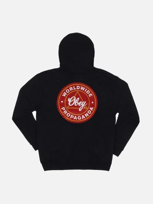 (111731301)OBEY WORLDWIDE PROPAGANDA HOOD-BLK