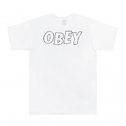 (163081319)OBEY LO-FI  TEE-WHT