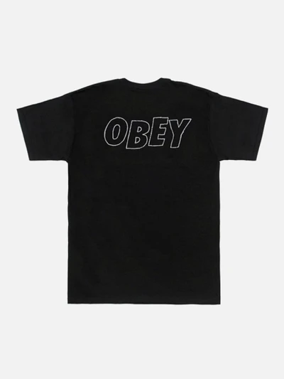 (163081319)OBEY LO-FI  TEE-BLK