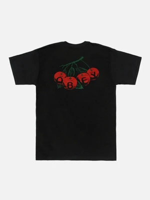(163081220)CHERRIES TEE-BLK