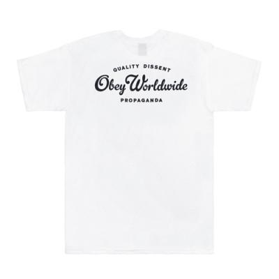 (163081303)QUALITY DISSENT PRPGNDA TEE-WHT