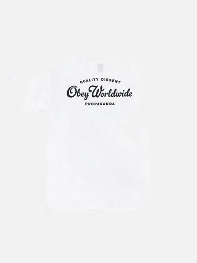 (163081303)QUALITY DISSENT PRPGNDA TEE-WHT