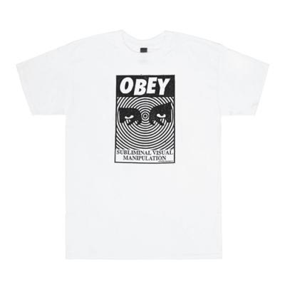 (163081329)SUBLIMINAL VISUAL TEE-WHT