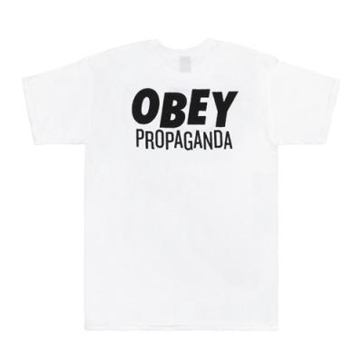 (163081340)JUMBLED UP PROPAGANDA TEE-WHT