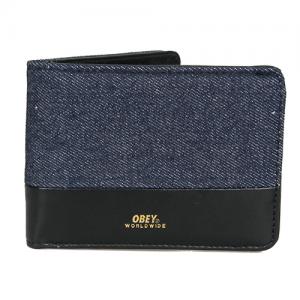 (100310091)GENTRY DENIM BI FOLD WLT DENIM-BLK