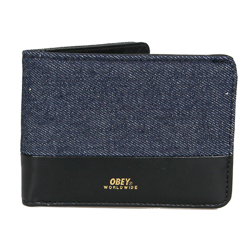 (100310091)GENTRY DENIM BI FOLD WLT DENIM-BLK
