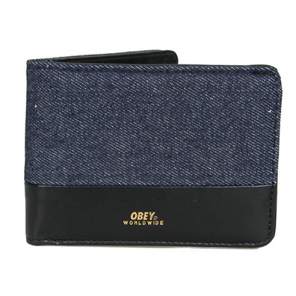 (100310091)GENTRY DENIM BI FOLD WLT DENIM-BLK