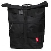(100010076)REVOLT RED ROLLTOP BAG-BLK