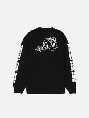 SPIKE DOWNHILL L/S TEE-BLK