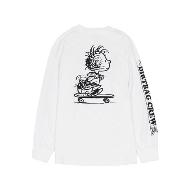 PIGPEN L/S TEE-WHT