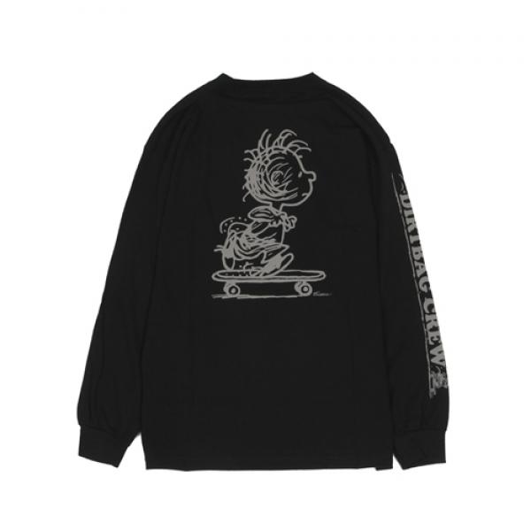 PIGPEN L/S TEE-BLK