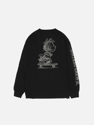 PIGPEN L/S TEE-BLK