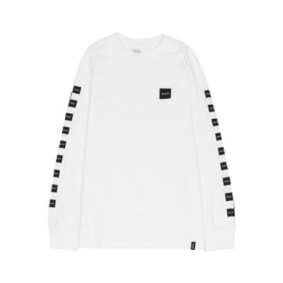BUNNY HOP L/S TEE-WHT/BLK