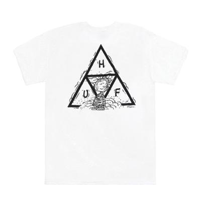 PIGPEN TRIPLE TRIANGLE TEE-WHT