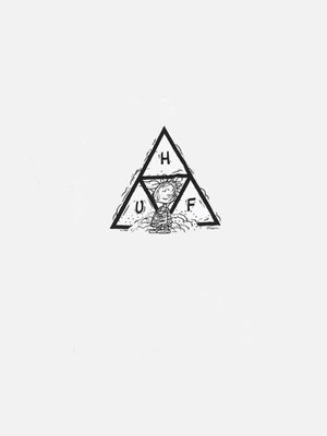 PIGPEN TRIPLE TRIANGLE TEE-WHT