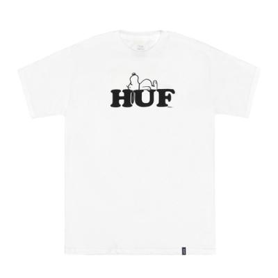 HUF X SNOOPY TEE-WHT