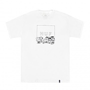 PEANUTS GANG BOX LOGO TEE-WHT