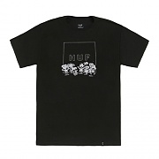 PEANUTS GANG BOX LOGO TEE-BLK