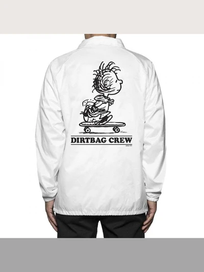 HUF X PIGPEN COACHS JACKET-WHT