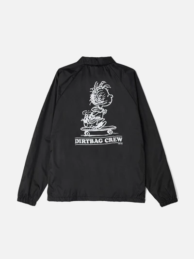 HUF X PIGPEN COACHS JACKET-BLK