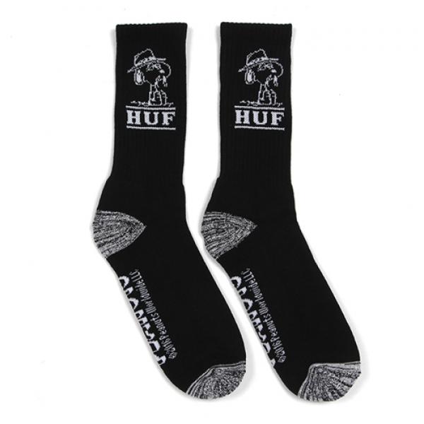 SPIKE CREW SOCK-BLK