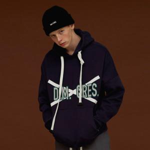 DIM X-LOGO HOODIE_NAVY