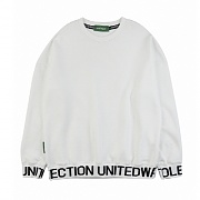 [Unitedwappen] Line up Oversize Sweatshirts (White)