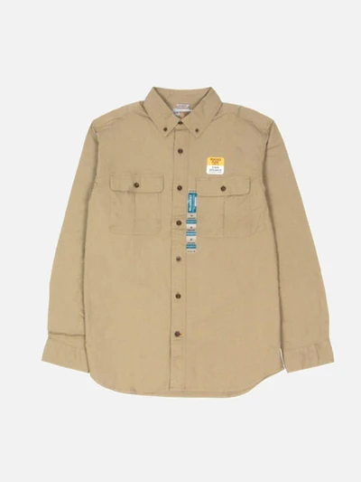 (101554) 포맨 솔리드 LS 워크셔츠 DARK KHAKI (253)