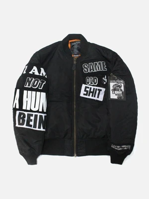 THE LEGENDARY OUT PATCH MA-1 JACKET - BLACK