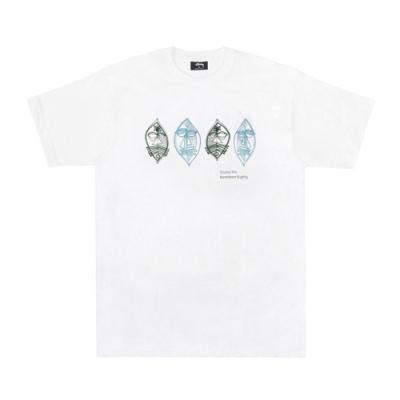 4 MASKS TEE-WHT