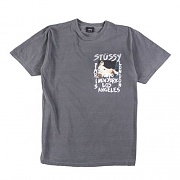 WT GALLERY PIG. DYED TEE-BLK