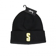 (132818)VINTAGE S CUFF BEANIE-BLK