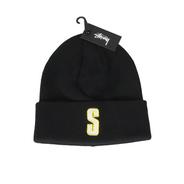 (132818)VINTAGE S CUFF BEANIE-BLK