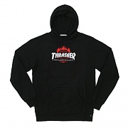 (PF65M02)THRASHER TOUR DE STOOPS HOOD-BLK